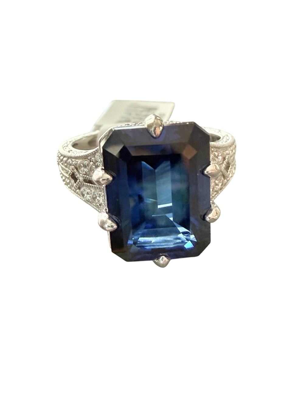Judith Ripka 925 Sterling Silver Ring Size 11 NEW